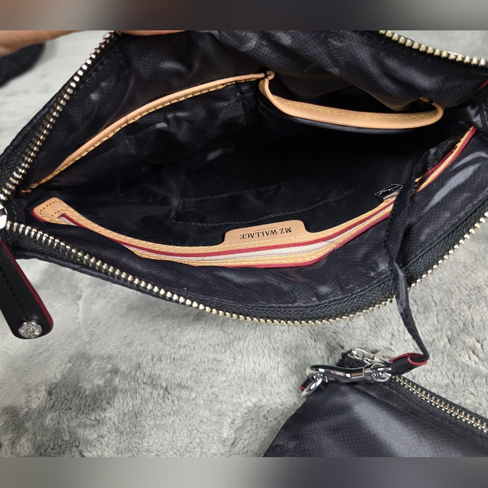 MZ Wallace Downtown Crosby Crossbody in Black - Picture 10 of 12
